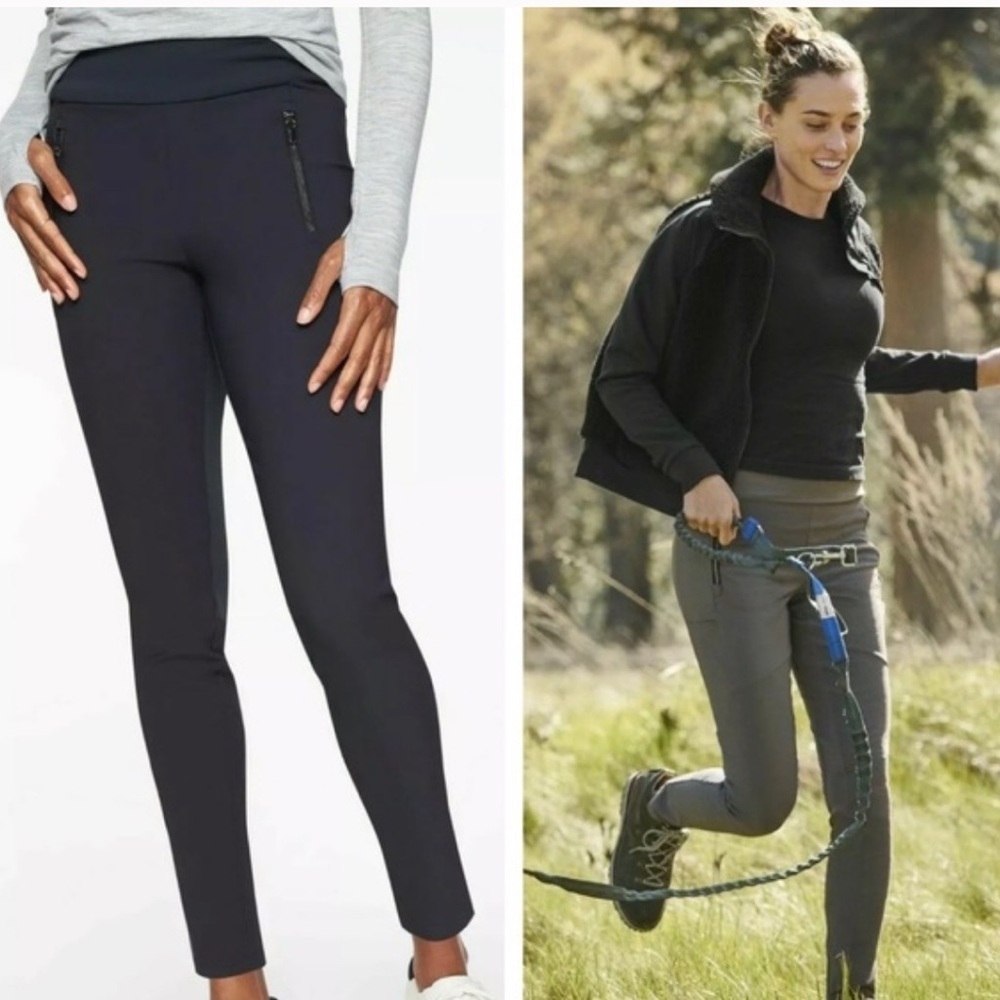 Athleta Headlands Hybrid Black Tight Pants Women's Size 4